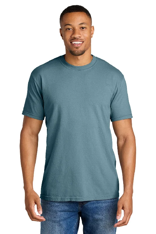 Men's short-sleeve neutral casual-bold-rich-hot-coral tee-Comfort Colors Mens Short Sleeve Crewneck T-Shirt - Ice Blue