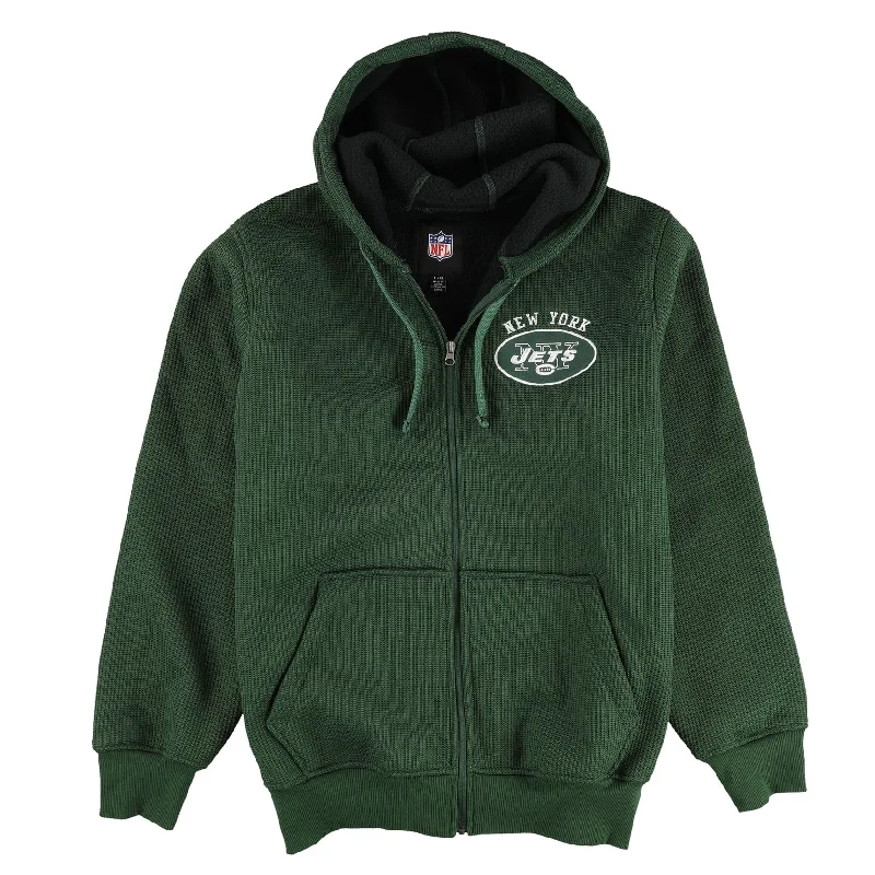 Men's urban pea coats jackets-G-III Sports Mens New York Jets Jacket, Green, Large