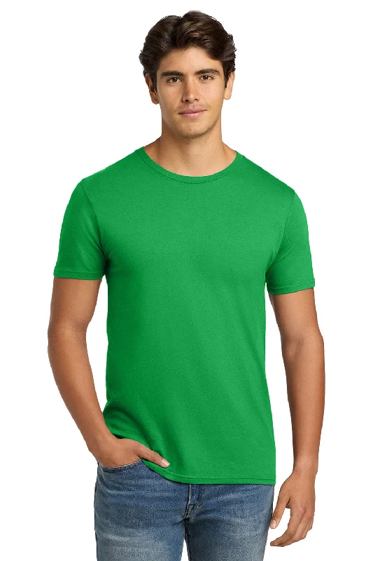 Men's short-sleeve sleek neutral-casual-light-thistle top-Hanes Mens Nano-T Short Sleeve Crewneck T-Shirt - Kelly Green