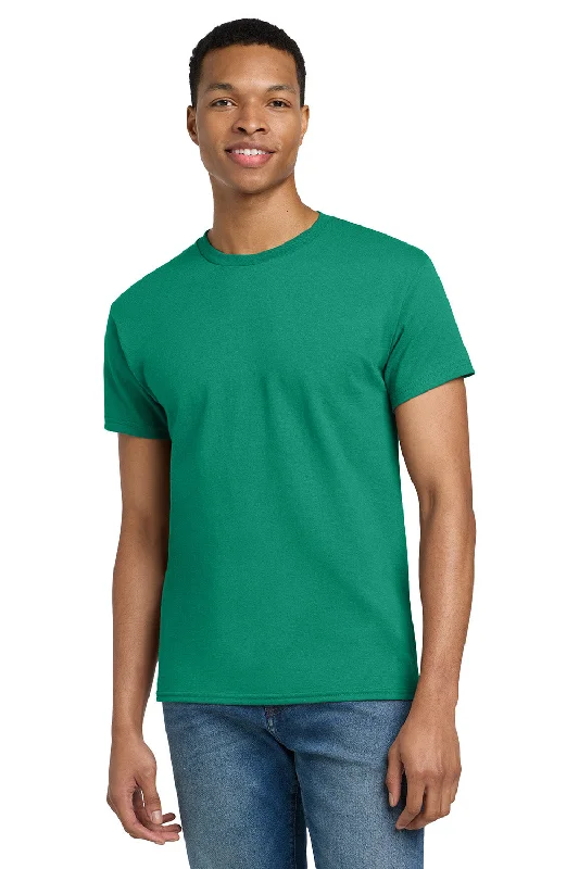 Men's short-sleeve subtle soft-trendy-bright-rugby top-Gildan Mens Ultra Short Sleeve Crewneck T-Shirt - Kelly Green