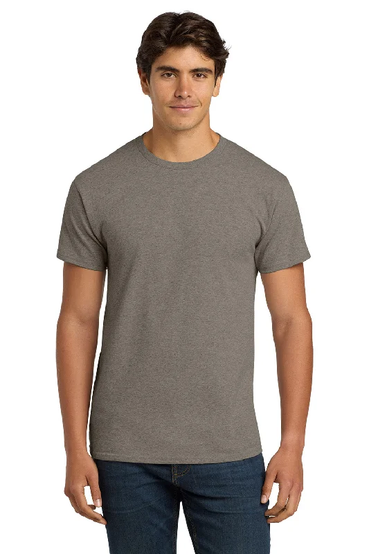 Men's short-sleeve urban warm-stylish-crisp-gray top-Hanes Mens ComfortSoft Short Sleeve Crewneck T-Shirt - Oxford Grey