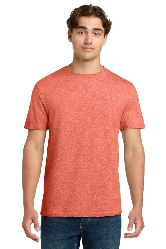 Men's short-sleeve soft trendy-bright-slim-azure tee-Gildan Mens Softstyle Short Sleeve Crewneck T-Shirt - Heather Orange