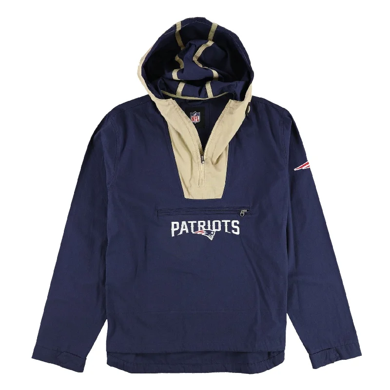 Men's long down jackets-G-III Sports Mens New England Patriots Jacket, Blue, Large