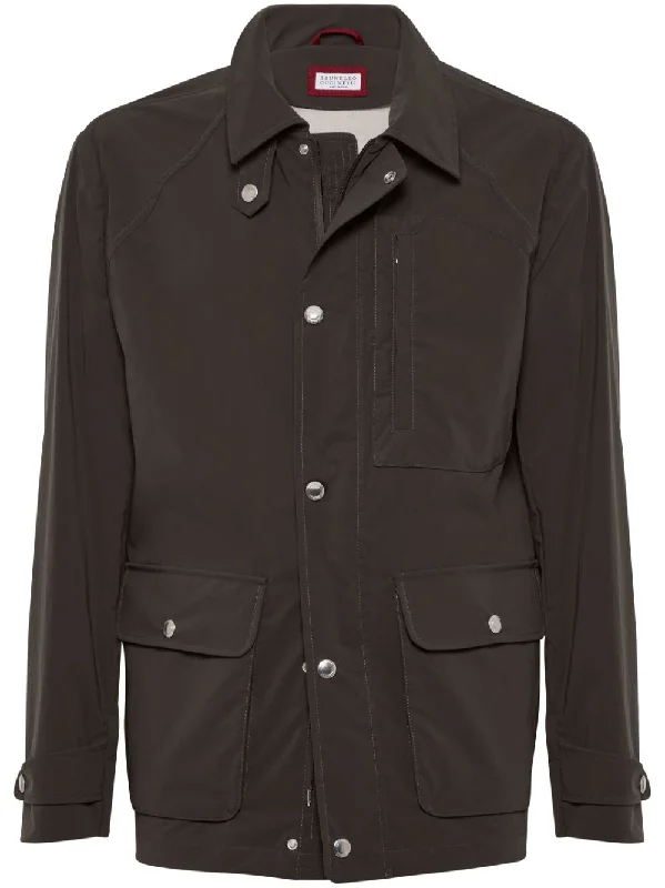 Men's breathable sports jackets-Brunello Cucinelli Men's Jackets