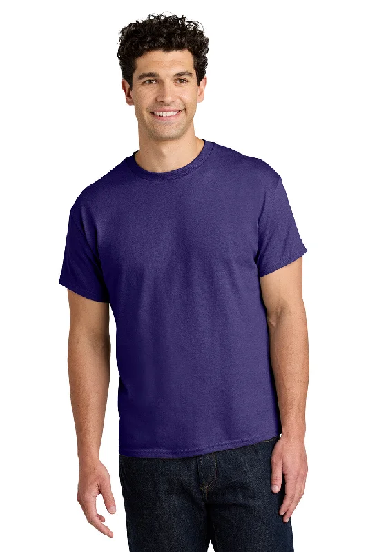 Men's short-sleeve urban warm-stylish-full-odor-resistant tee-Gildan Mens Short Sleeve Crewneck T-Shirt - Purple