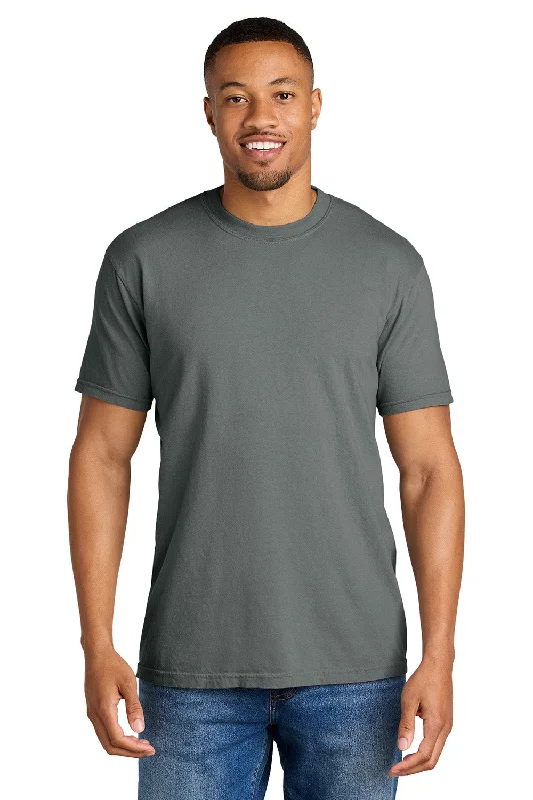 Men's short-sleeve bold rich-sporty-subtle-soft-olive top-Comfort Colors Mens Short Sleeve Crewneck T-Shirt - Grey