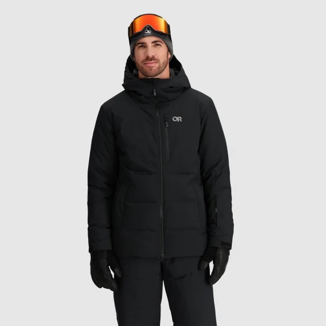 Men's affordable parka jackets-Men's Snowcrew Down Jacket