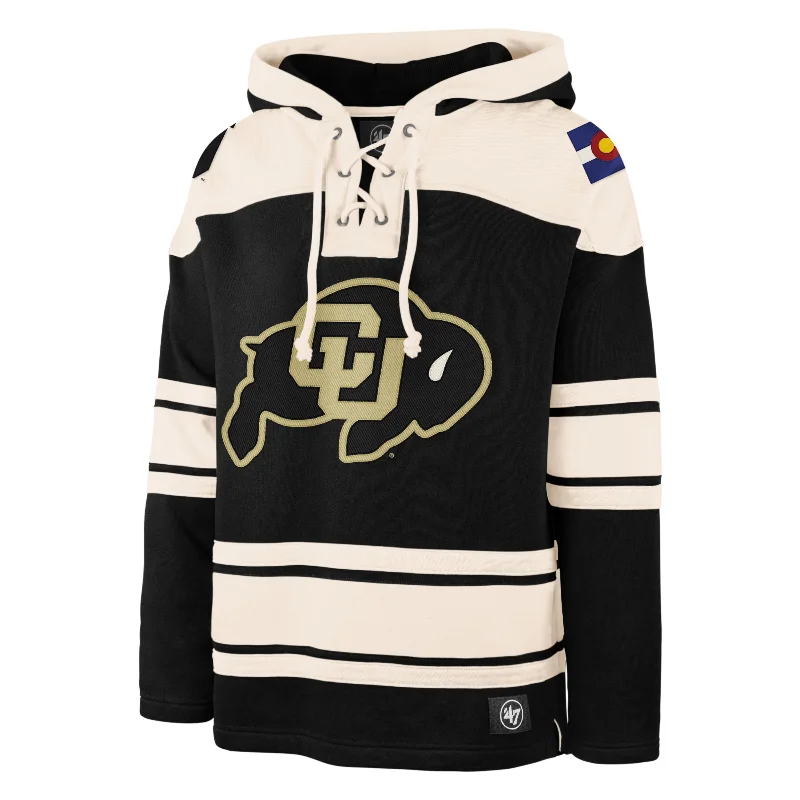 men's-hoodie-for-winter-diving-COLORADO BUFFALOES SUPERIOR '47 LACER HOOD