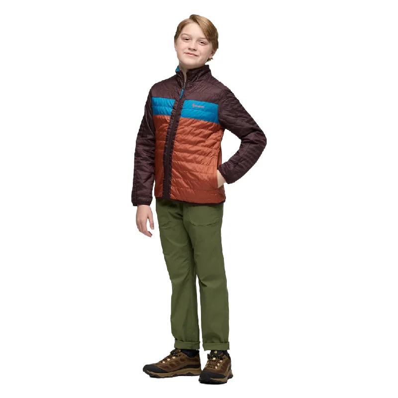 Men's vintage aviator jackets-Cotopaxi Kid's Capa Insulated Jacket