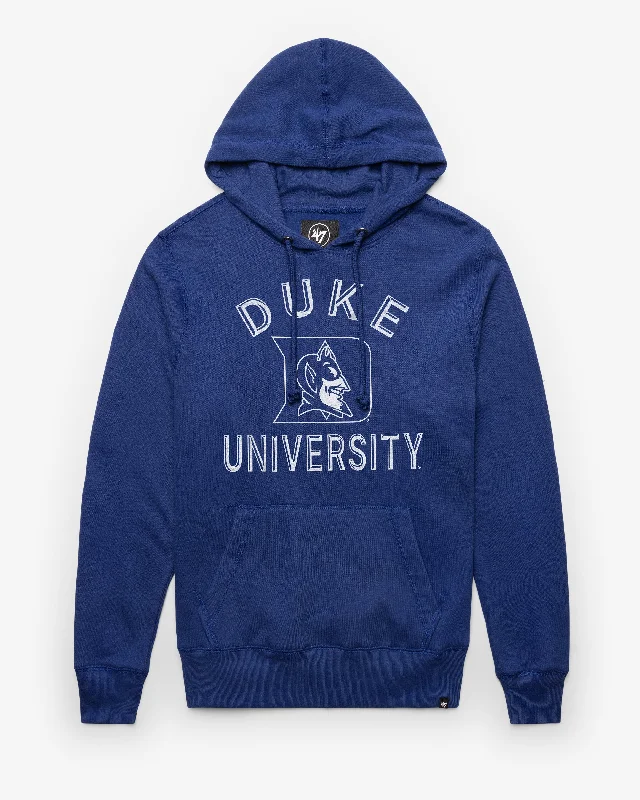 men's-hoodie-with-back-park-DUKE BLUE DEVILS PIVOTAL '47 HEADLINE HOOD