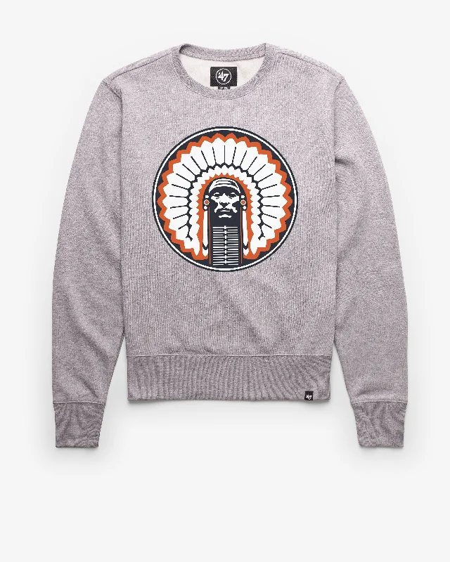 men's-hoodie-for-snow-racing-ILLINOIS CHIEF ILLINIWEK VINTAGE IMPRINT '47 HEADLINE CREW