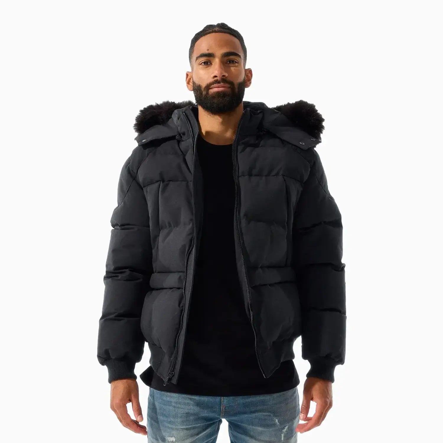 Men's trendy evening jackets-Men's Cross Bay Bomber Jacket