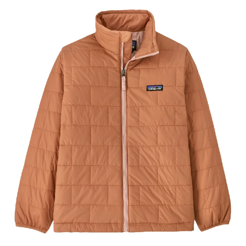 Men's long parka jackets-Patagonia Kid's Nano Puff Brick Quilt Jacket