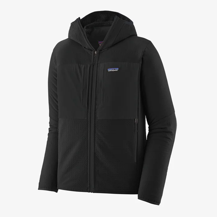 Men's colorful windbreaker jackets-Patagonia R2 TechFace Hoody Mens