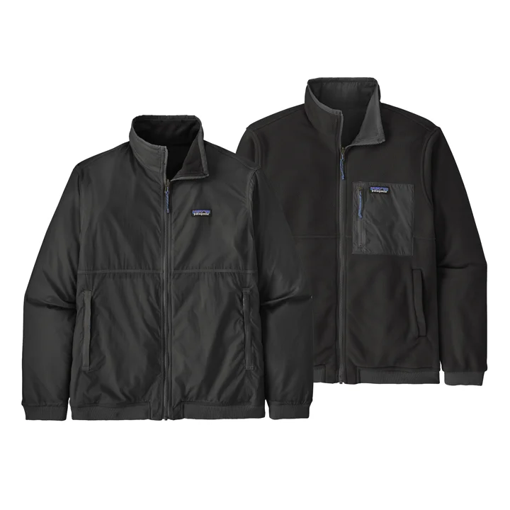 Men's casual parka jackets-Patagonia Reversible Shelled Microdini Jacket Mens