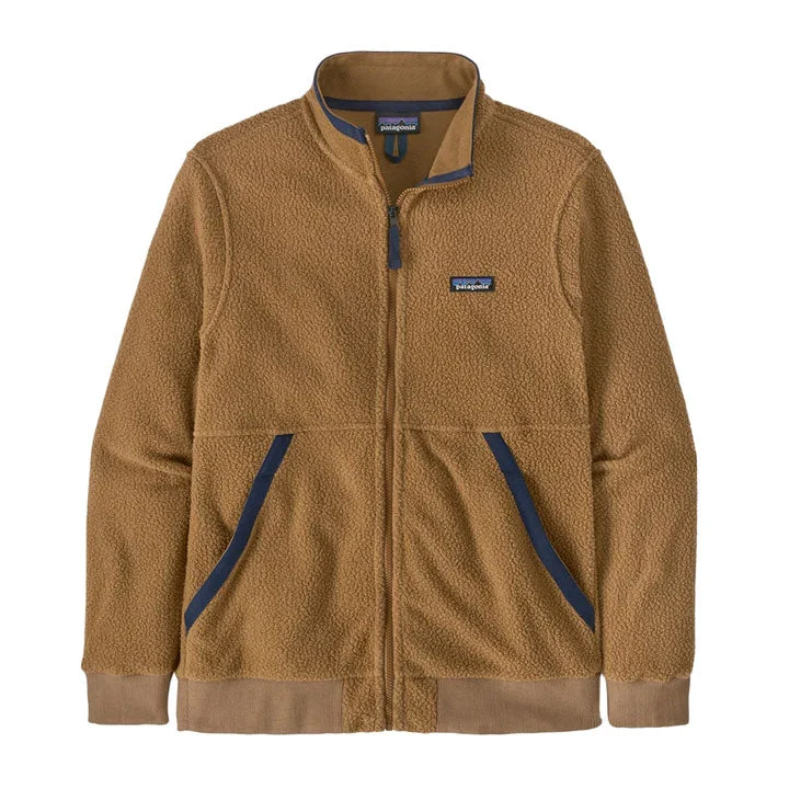 Men's trendy trench jackets-Patagonia Shearling Fleece Jacket Mens