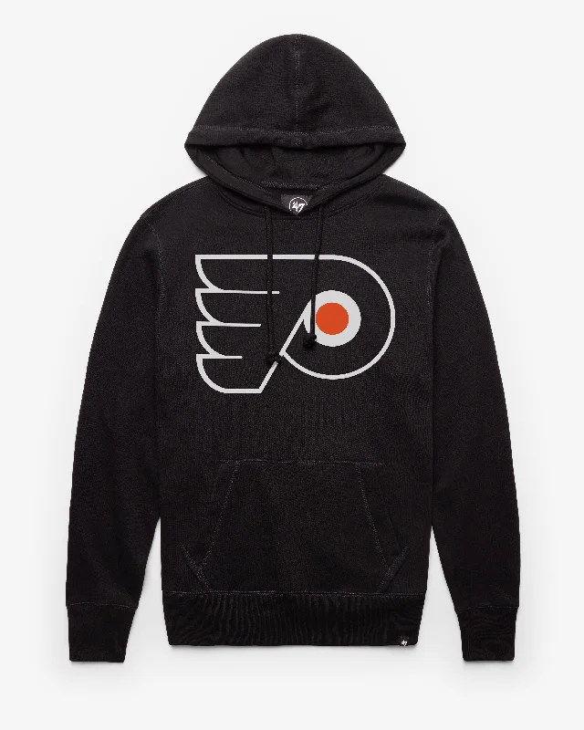 men's-hoodie-with-chiffon-texture-PHILADELPHIA FLYERS IMPRINT '47 HEADLINE HOOD