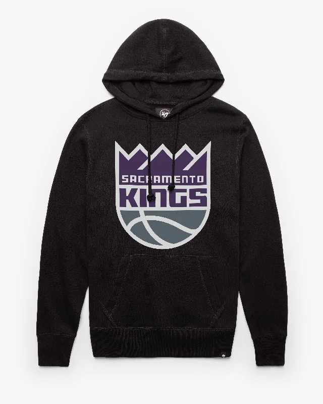 men's-hoodie-with-poplin-texture-SACRAMENTO KINGS IMPRINT '47 HEADLINE HOOD