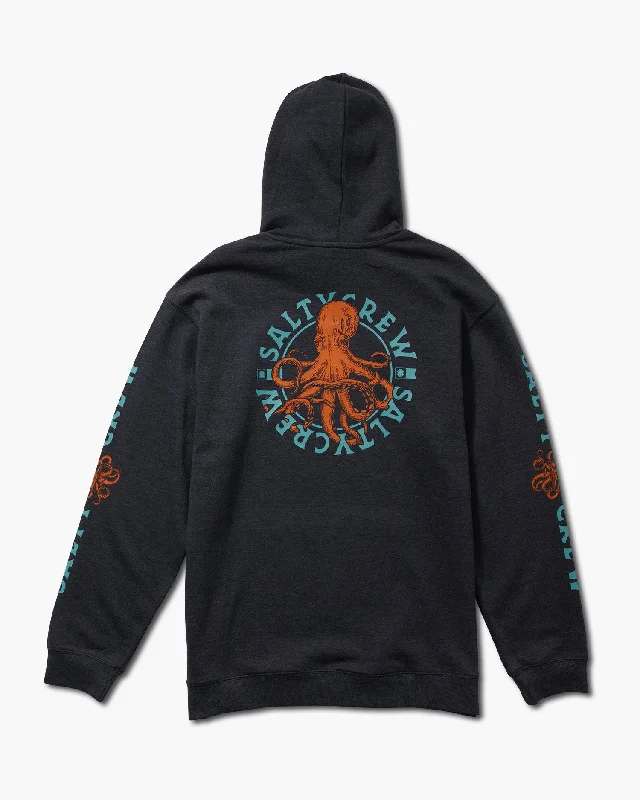 men's-hoodie-in-highway-white-Tentacles Fleece Hoodie - Navy Heather