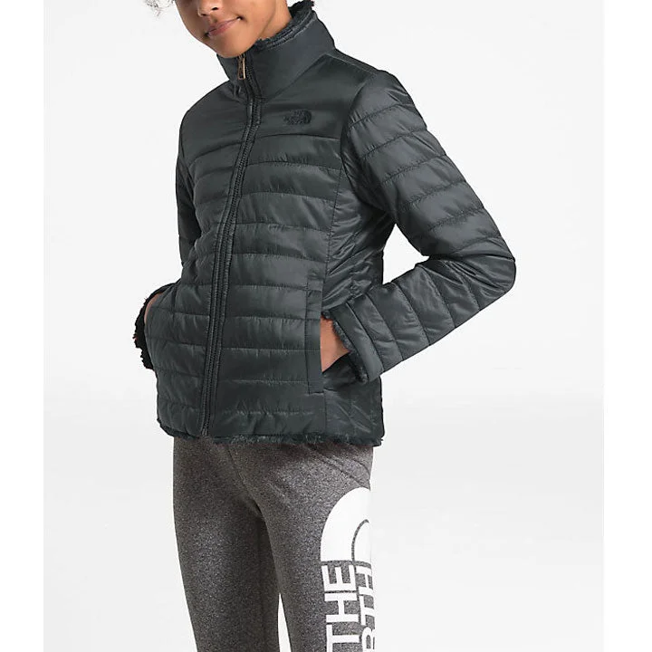 Men's classic utility jackets-The North Face Reversible Mossbud Swirl Jacket Girls