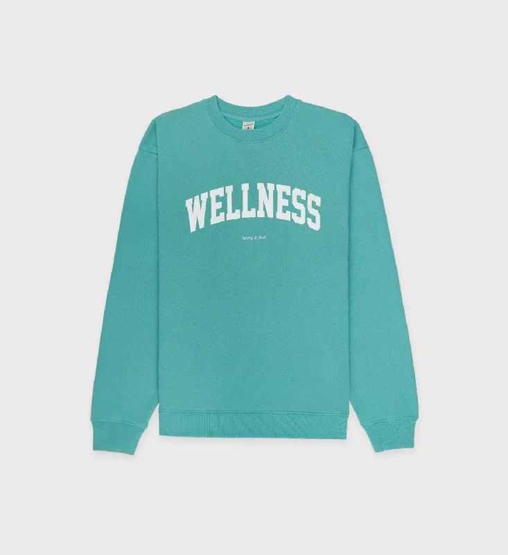 men's-hoodie-for-snow tubing-Wellness Ivy Crewneck - Faded teal