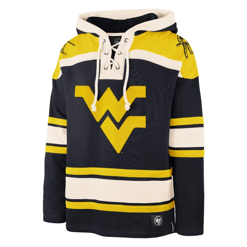 men's-hoodie-for-snow-skiing-WEST VIRGINIA MOUNTAINEERS SUPERIOR '47 LACER HOOD