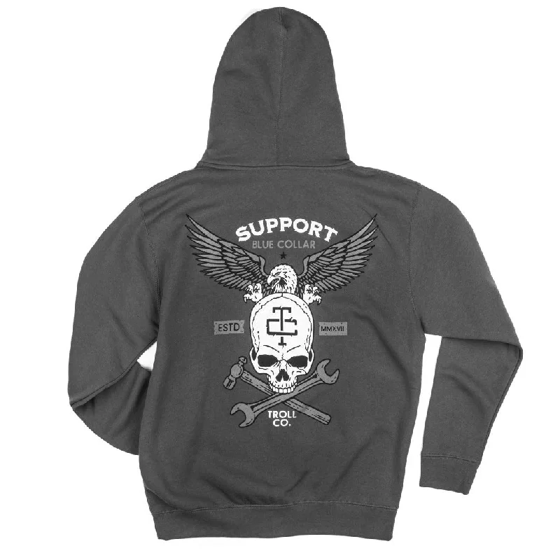 men's-hoodie-for-snow-hunting-Alado Zip-up Hoodie: Charcoal