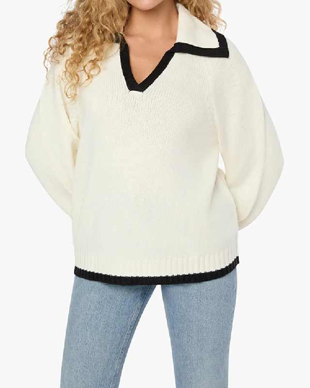 Collar V Neck Sweater