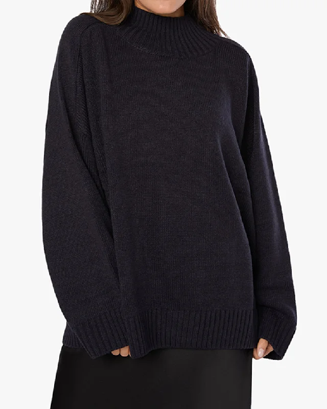 Oversized Funnel Neck Sweater