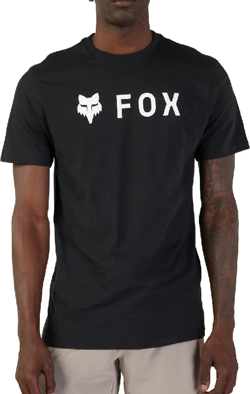 Men's short-sleeve deep classic-muted-fresh-escape top-Fox Absolute Premium Short Sleeve Mens Cycling Jersey - Black