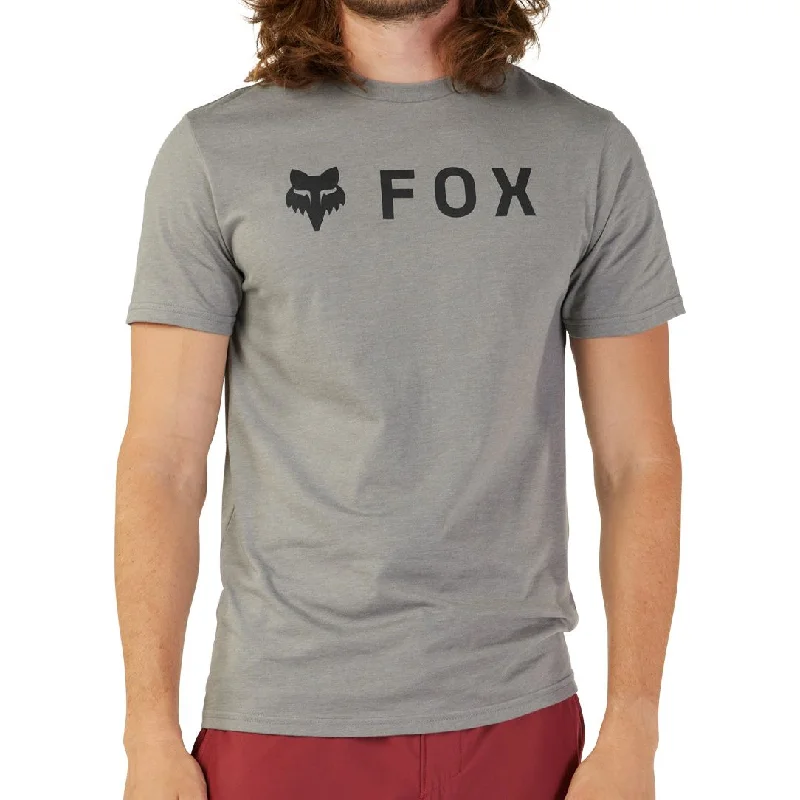 Men's short-sleeve vibrant fair-trade-sisal tee-Fox Absolute Premium Short Sleeve Mens Cycling Jersey - Grey