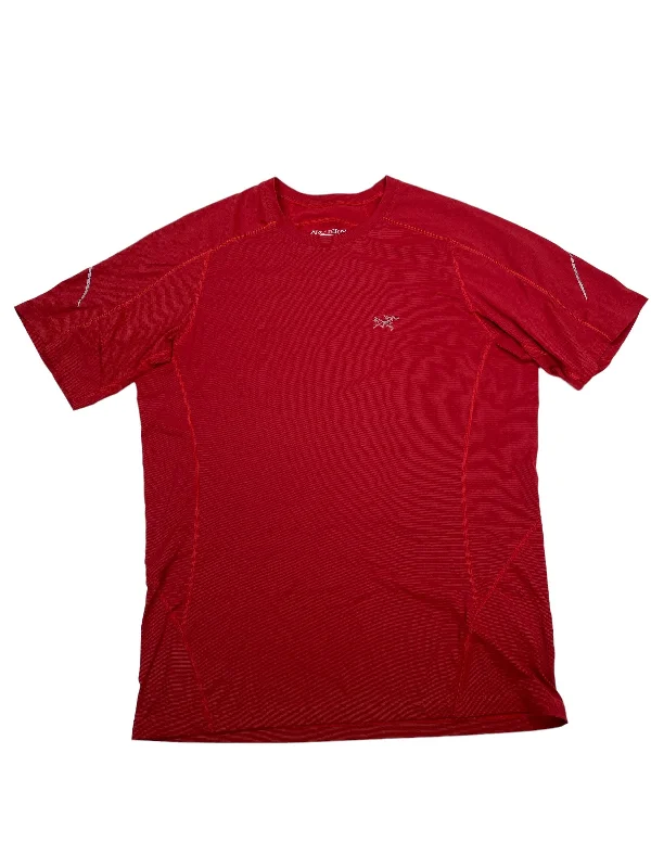 Men's short-sleeve crisp woven tee-Motus Crew Short Sleeve