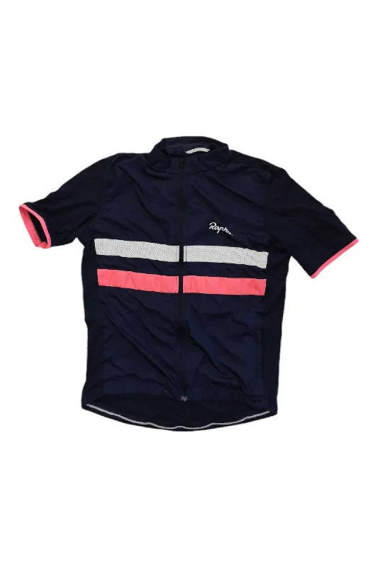 Men's short-sleeve rugged brick tee-Rapha Mens Short Sleeve Windblock Brevet Jersey