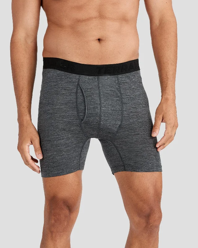 men's flat-front evening dull gray pants-1.0 Men's All-Season Merino Wool Boxer Briefs