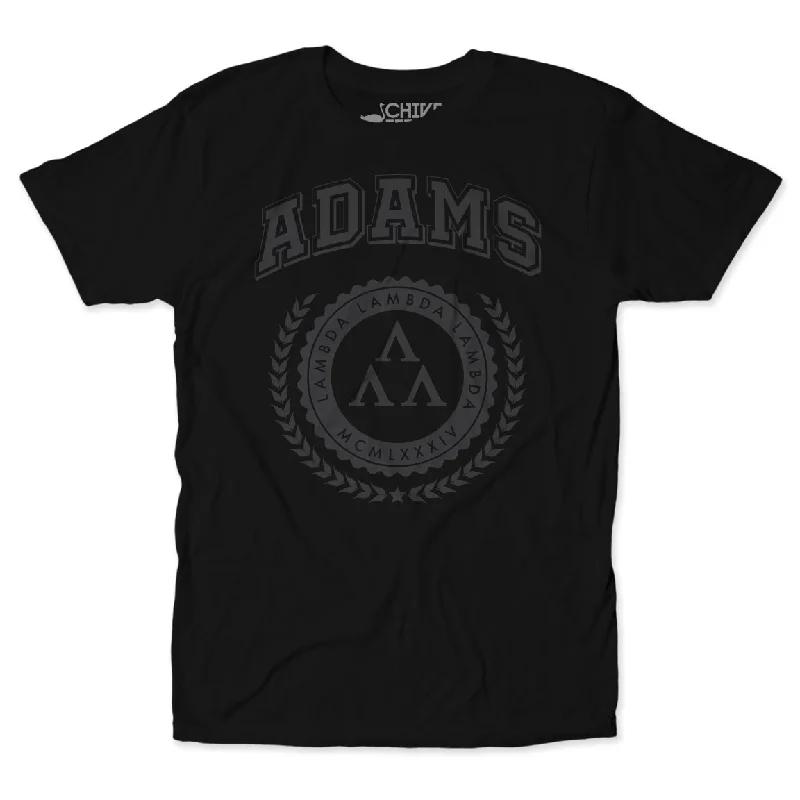 Men's short-sleeve cool parade top-Adams Blackout Unisex Tee