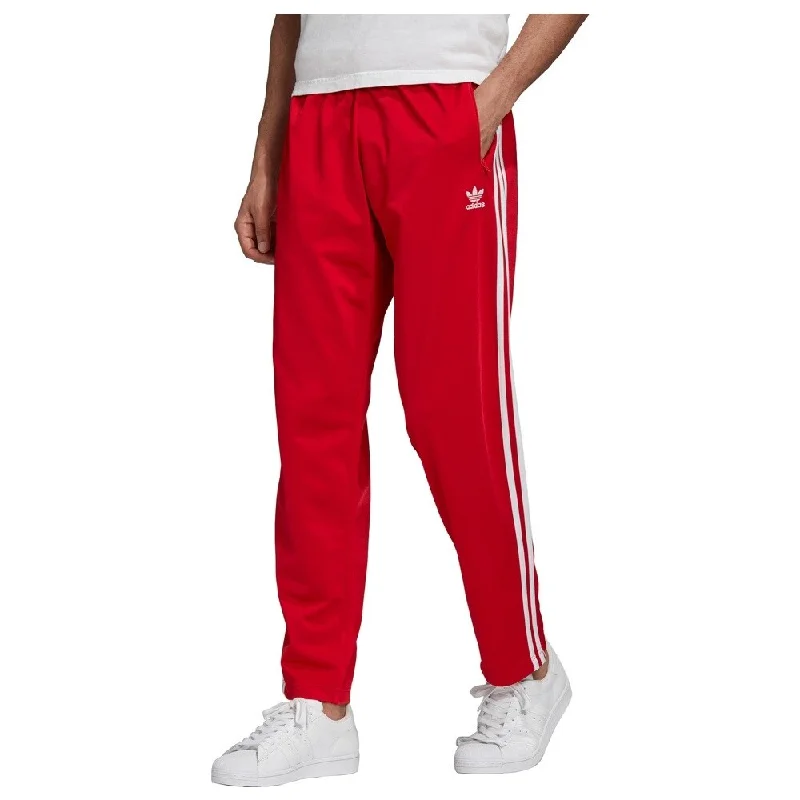 men's tailored outdoor shimmer navy pants-Adidas Men's Team Issue Fleece 3-Stripe Joggers Red Size 2 Extra Large - XX-Large