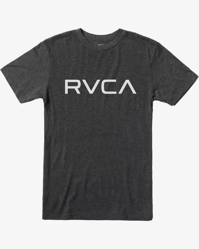 Men's short-sleeve casual bold-sturdy-value shirt-Big RVCA Tee - Black/White