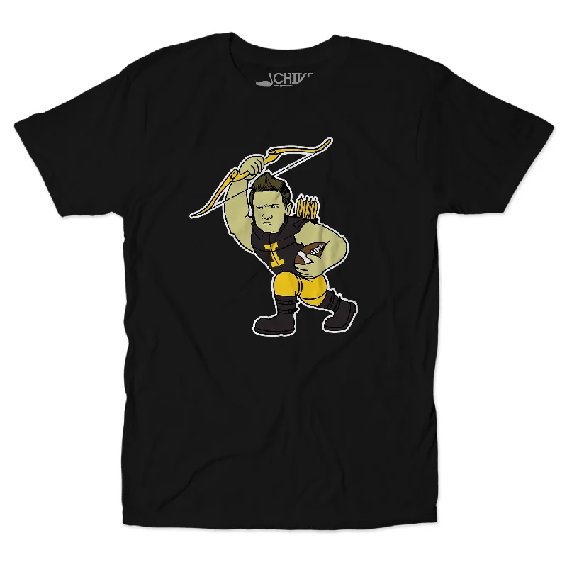 Men's short-sleeve soft faint-sage shirt-Black And Gold Unisex Tee