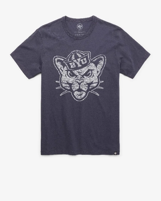 Men's short-sleeve classic muted-fresh-modern-ridge shirt-BRIGHAM YOUNG COUGARS BYU PREMIER '47 FRANKLIN TEE