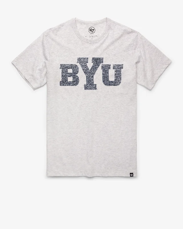 Men's short-sleeve soft trendy-bright-deep-rally shirt-BRIGHAM YOUNG COUGARS BYU PREMIER '47 FRANKLIN TEE