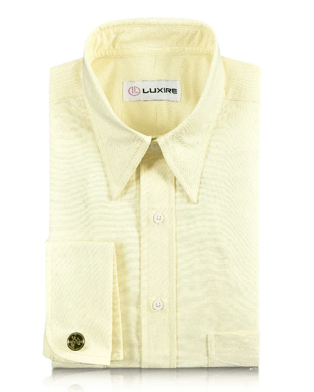 Classic Light Yellow Oxford Shirt