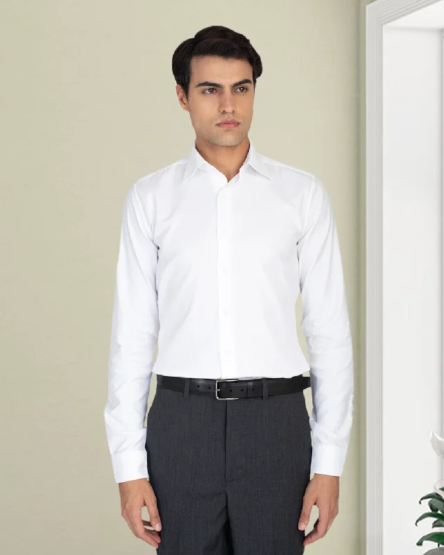 Brembana 2-Ply Giza White Royal Oxford Shirt