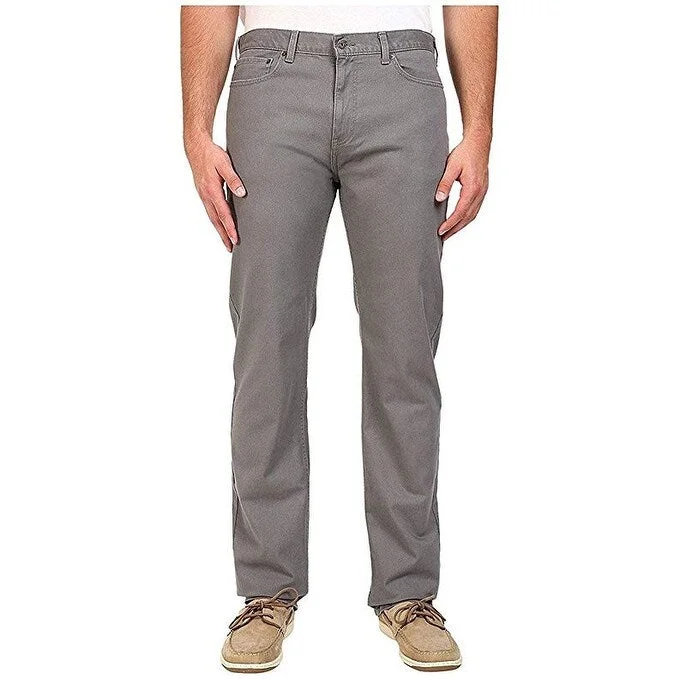 men's tailored party dull olive pants-Dockers Men's Big & Tall Straight-Fit Burma Grey Pants Size 42"W x 36"L - 42x36