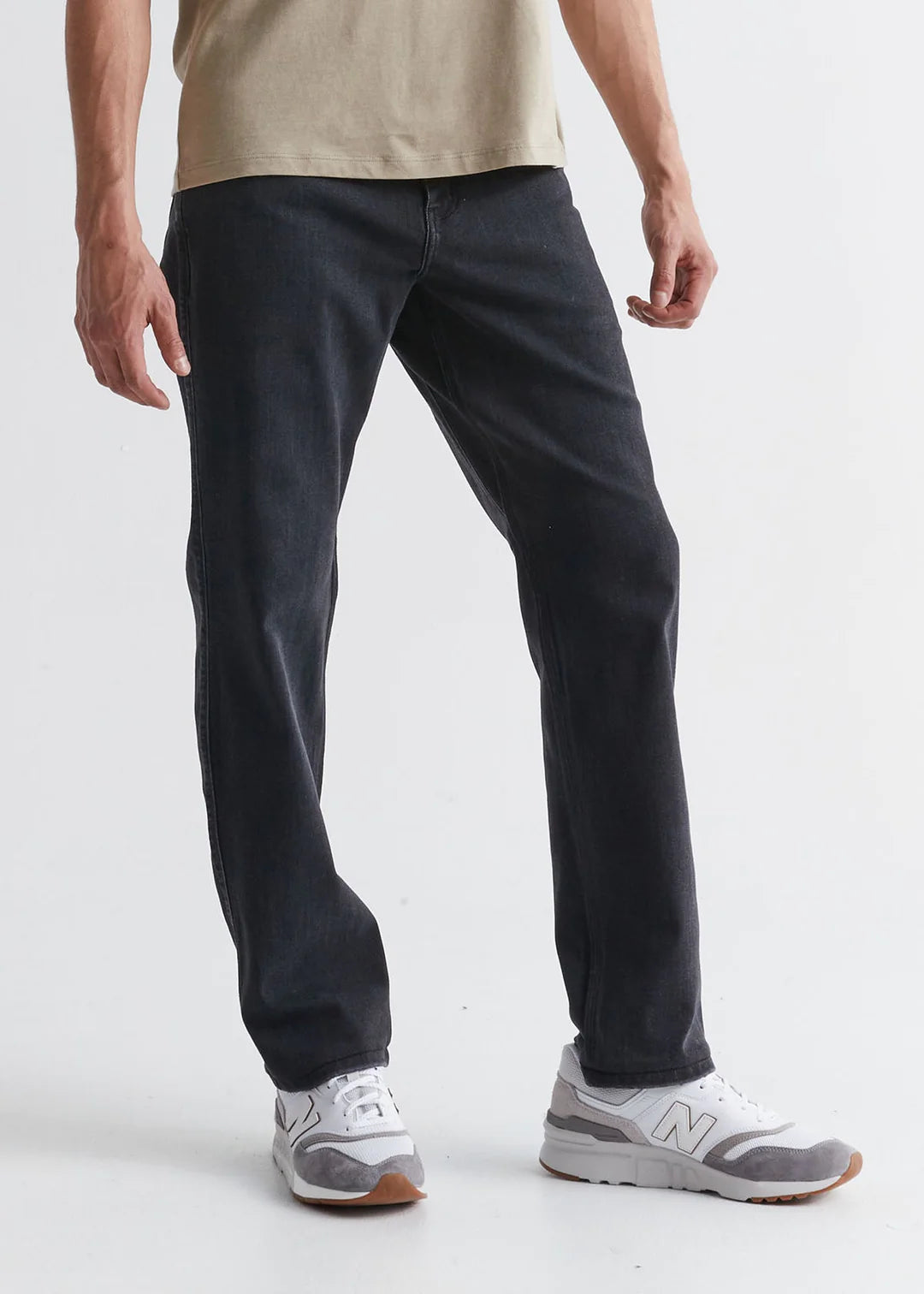 men's tailored outdoor matte white pants-Men's Performance Athletic Straight Denim (Past Season)