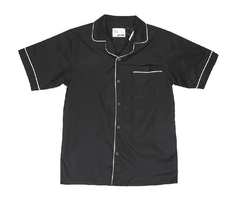 EPTM S/S BUTTON DOWN SHIRT BLACK - DOWNTOWN