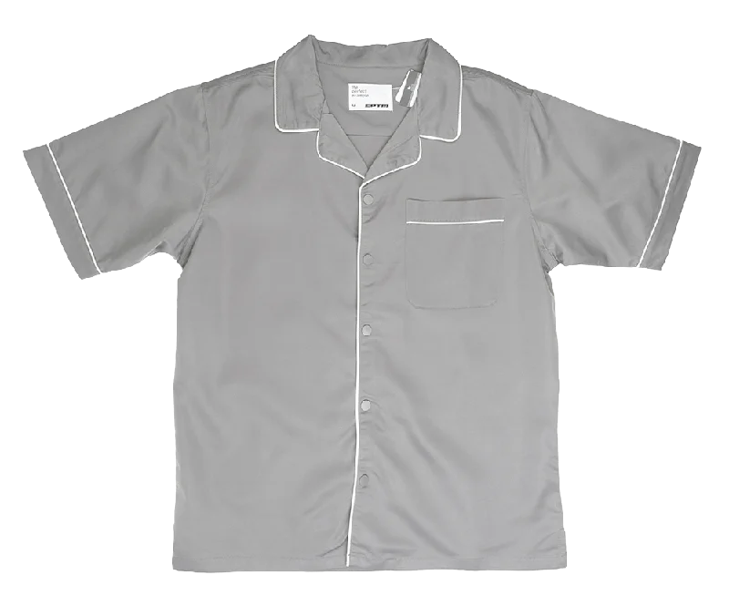 EPTM S/S BUTTON DOWN SHIRT GREY - DOWNTOWN