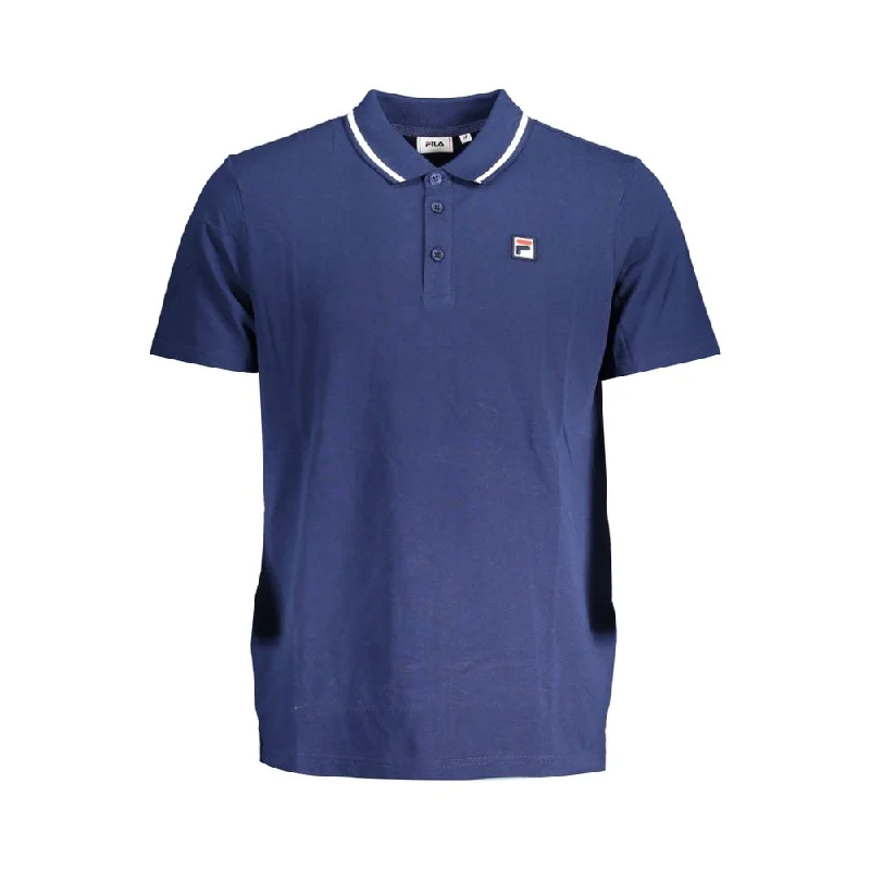 Men's short-sleeve stylish sleek-airy-feather-light tee-Fila  Cotton Polo Men's Shirt