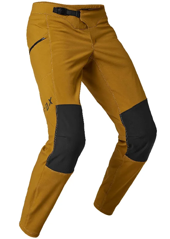 men's slim casual weekend luster olive pants-Fox Men's Defend Fire Mountain Bike Pants