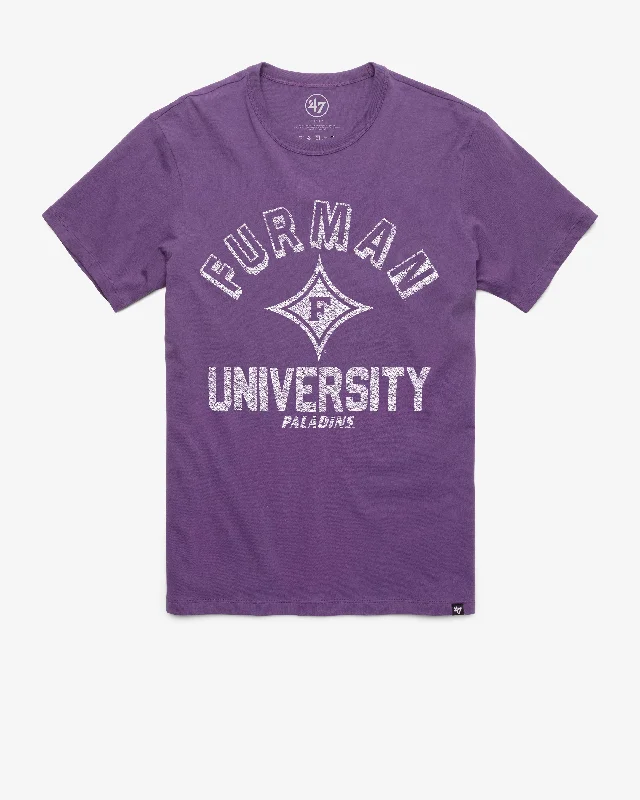 Men's short-sleeve retro cool-whisper-linen tee-FURMAN PALADINS RETROGRADE '47 FRANKLIN TEE