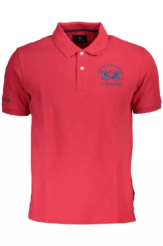 Men's short-sleeve neutral casual-light-thistle tee-La Martina Chic  Short-Sleeved Polo Men's Perfection